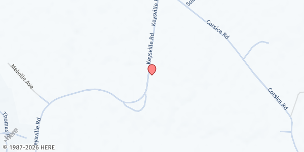 Map showing Last Days Tabernacle Food Pantry at 497 Keysville Road, Washington, NC