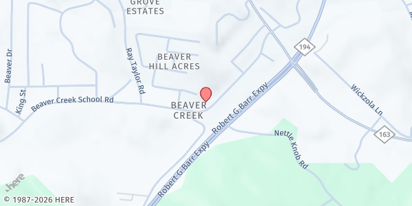 Map showing Ashe Really Cares at 204 Beaver Creek School Rd., West Jefferson, NC