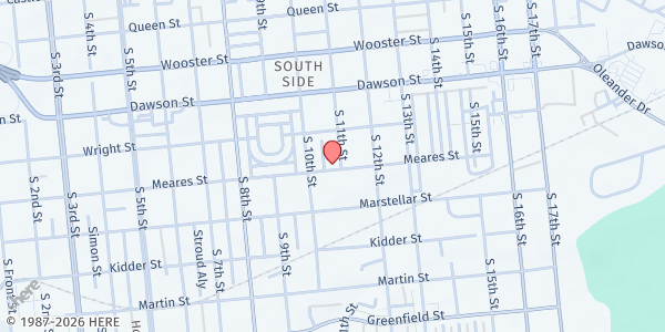 Map showing Greater Morning Star of Wilmington at 1019 Meares Street, Wilmington, NC