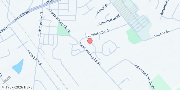 Map showing By Faith Church at 4667 Evansdale Rd., Wilson, NC