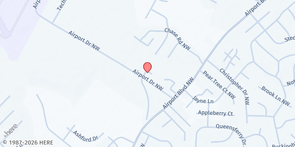 Map showing Spreading Seeds - Stepping Stones at 3904-J Airport Rd., Wilson, NC