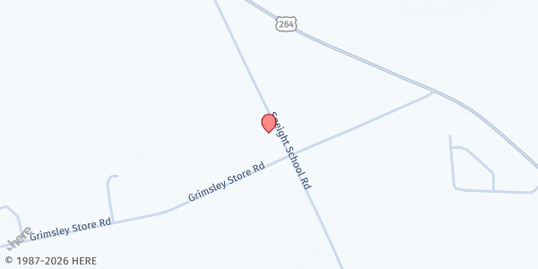 Map showing Tabernacle of God Community Church Outreach at 6326 Speight School Rd., Wilson, NC