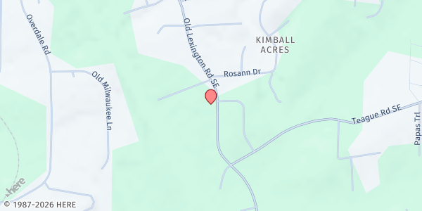 Map showing Whole Man Ministries at 3916 Old Lexington Rd, Winston-Salem, NC
