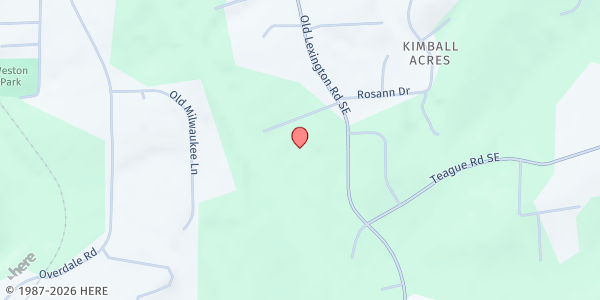 Map showing Whole Man Ministries at 3916 Old Lexington Rd., Winston-Salem, NC