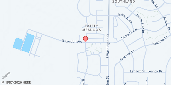 Map showing Adopt-A-Block - Tatley Place at Corner of West London Ave. & Manchester St., Bismarck, ND