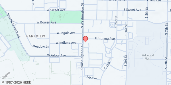 Map showing Salvation Army - Bismarck at JOHN & JEAN ROUZIE BUILDING, Bismarck, ND