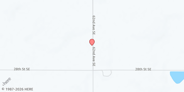 Map showing Medina Country Church at , Cleveland, ND