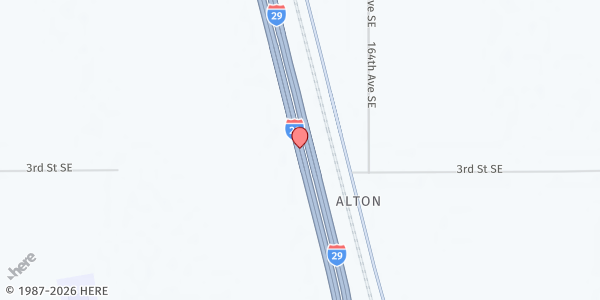 Map showing Hillsboro Kiwanis Food Pantry at Highway 81 S, Hillsboro, ND