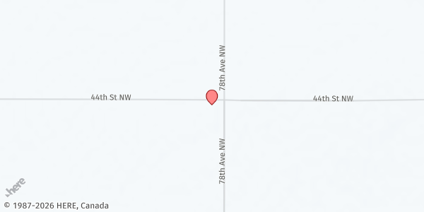 Map showing Bethlehem Church at , New Town, ND