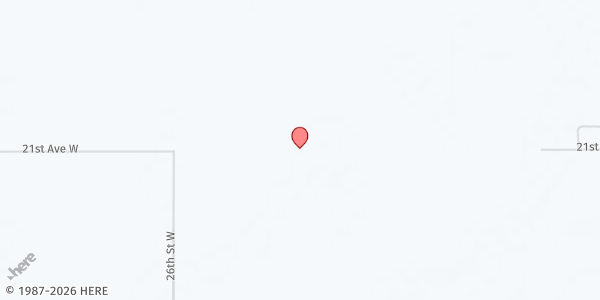 Map showing Dorothy Day Food Pantry West Fargo at 45 21st Ave W, West Fargo, ND