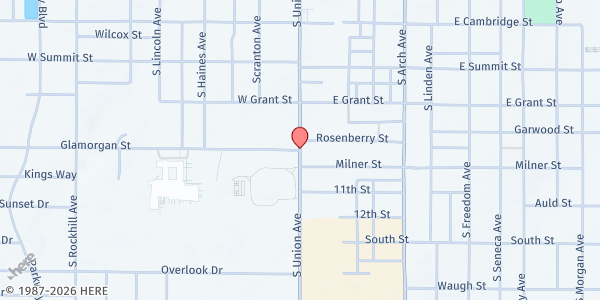 Map showing Clearwater Ministerial Alliance at Clearwater Ministerial Alliance, Alliance, OH