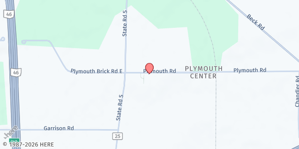 Map showing Plymouth Methodist Church at 970 Plymouth Rd, Ashtabula, OH