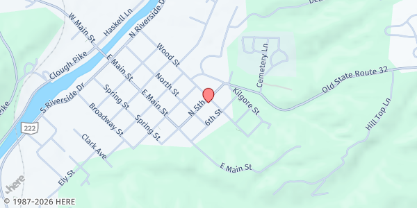 Map showing Summerside Feeding Ministries - Batavia at 180 North 5th Street, Batavia, OH