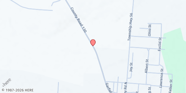 Map showing Caring Friends at 910 Co Rd 130, Bellefontaine, OH