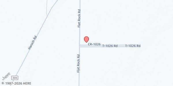 Map showing Worship Alive Church-Keystone Ministry at 829 County Road 308, BELLEVUE, OH