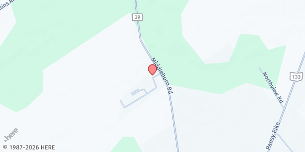 Map showing Bridge The Gap at 1449 Middleboro Rd, Blanchester, OH