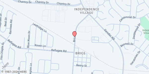 Map showing New Faith Ministries Food Pantry - Brice at 2879 BRICE Rd, BRICE, OH