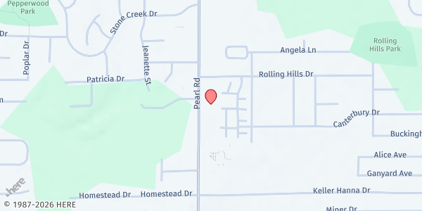 Map showing Rolling Hills Plaza Pantry at 835 Pearl Rd, Brunswick, OH
