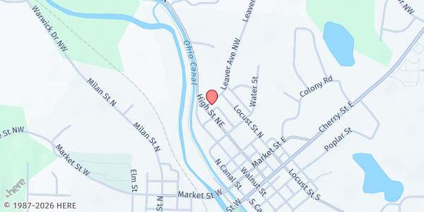 Map showing Pantry at 532 High St NE, Canal Fulton, OH