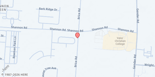 Map showing Dayspring Community Church Food Pantry - Brice Road at 3919 BRICE RD, CANAL WINCHESTER, OH