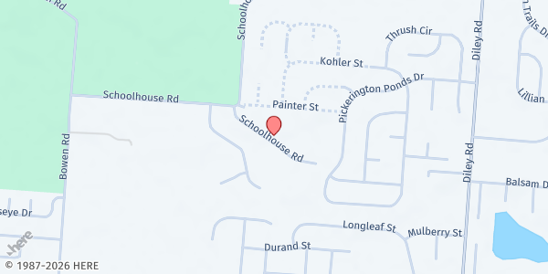 Map showing The Father's House International Pantry at 9670 Schoolhouse Rd, Canal Winchester, OH