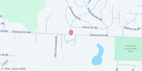 Map showing Pantry at 2040 Diamond St, Canton, OH