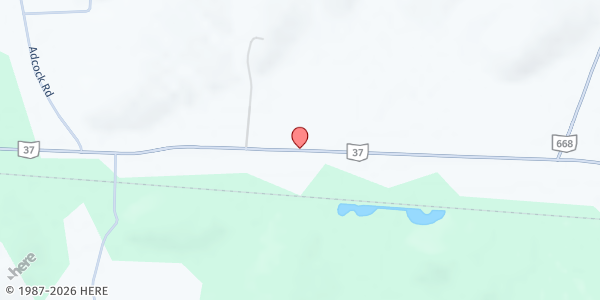 Map showing Living Word Ministries Food Pantry at 3860 SR 37 W, Carthon, OH