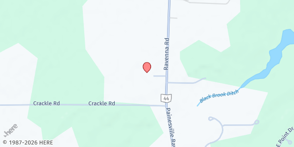 Map showing Friendship Alliance Church at 19126 Ravenna Rd, CHAGRIN FALLS, OH