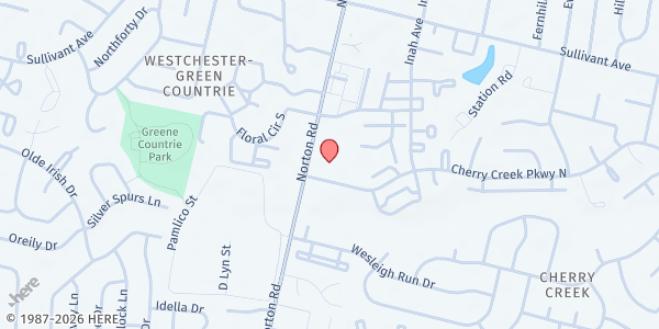 Map showing Mid-Ohio Market at Norton Road at 620 Norton Road, Cherry Creek, OH