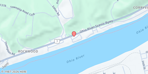 Map showing Community Mission Outreach at 3748 Ohio 7, Chesapeake, OH