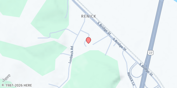 Map showing Open Door Fellowship - Food Pantry at 3130 South Bridge Street, Chillicothe, OH