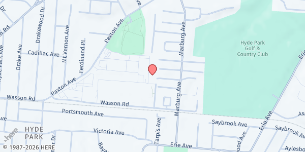 Map showing Cambridge Arms - Eastern Hills 3751 at 3751 Eastern Hills Lane, Cincinnati, OH