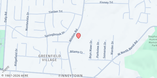 Map showing FOCUS Cincinnati - Winton Road at 7000 Winton Rd, Cincinnati, OH