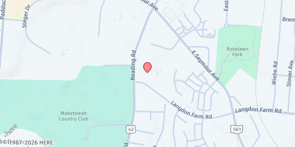 Map showing Hamilton County Community Action: Langdon Farm at 1740 Langdon Farm Road, Cincinnati, OH