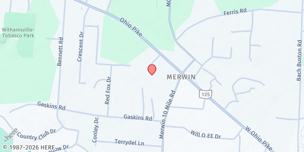 Map showing Inter Parish Ministries - Amelia at 1075 Ohio Pike, Cincinnati, OH