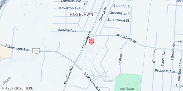 Map showing Midpointe Tower at Midpointe Tower, Cincinnati, OH