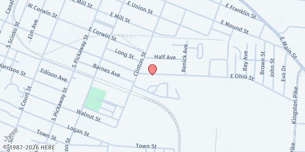 Map showing Pantry at 722 Clinton St, CIRCLEVILLE, OH