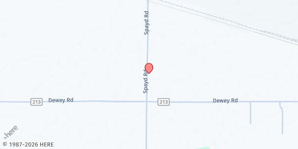 Map showing Friendship Baptist Church at 1283 County Road 236, CLYDE, OH