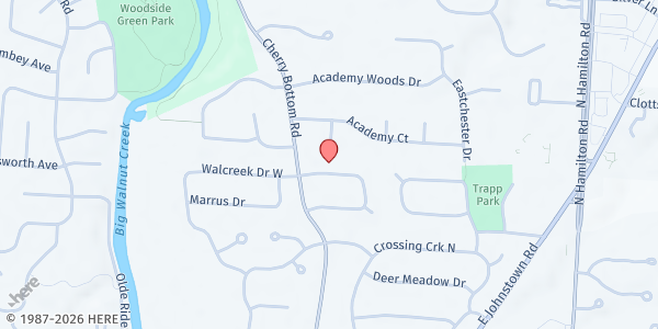 Map showing ARCH Ministry – Returning Citizens with Hope (Reentry) at P.O. Box 30167, Columbus, OH