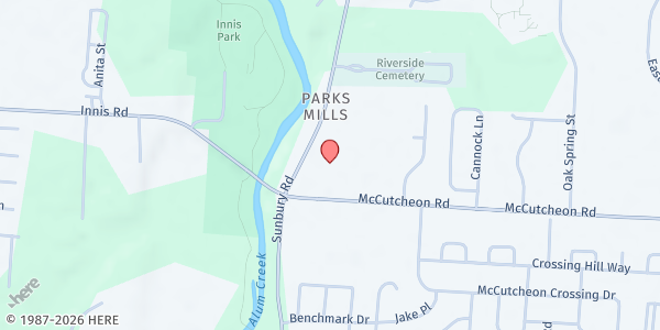 Map showing Ephesus SDA at 3650 Sunbury Rd, Columbus, OH