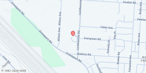 Map showing Marion Franklin Community Center at 2801 Lockbourne Road, Columbus, OH