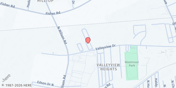 Map showing Our Lady of Guadalupe at 441 Industry Dr., Columbus, OH