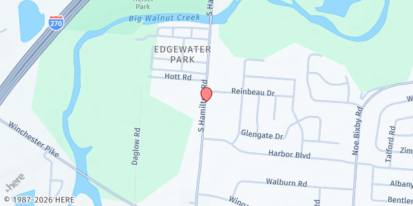 Map showing Pantry at 3454 S HAMILTON RD, COLUMBUS, OH