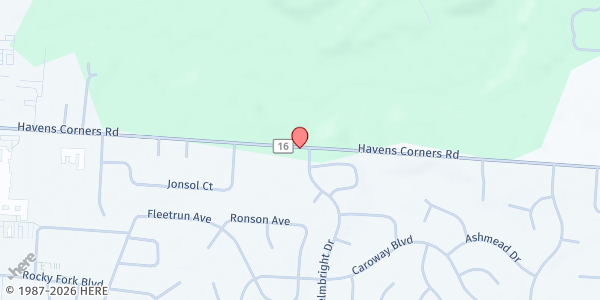 Map showing Pantry at 807 Havens Corners Rd at 807 HAVENS CORNERS RD, COLUMBUS, OH