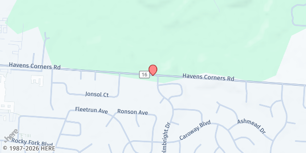 Map showing Pantry at 807 HAVENS CORNERS RD, COLUMBUS, OH
