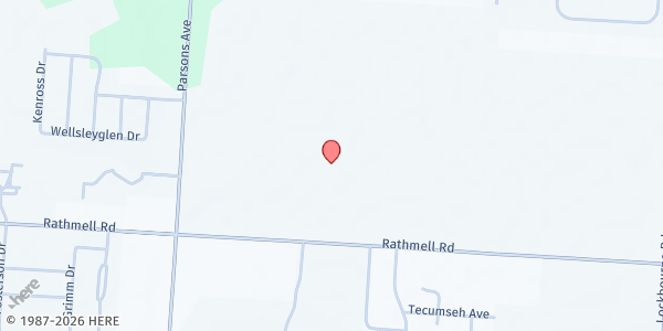 Map showing Pantry at 4818 PARSONS AVE, COLUMBUS, OH