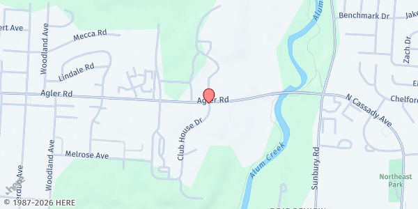 Map showing Produce Market at Agler Rd at 2747 AGLER RD, COLUMBUS, OH
