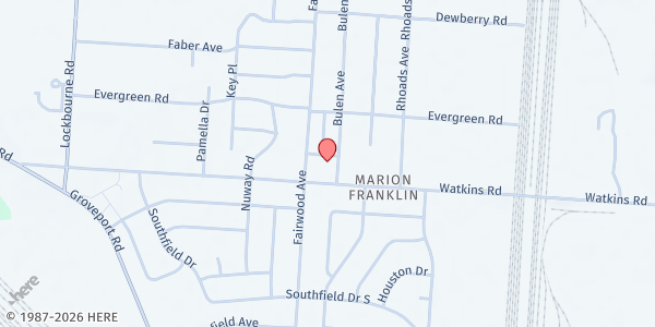 Map showing Produce Market - Bulen Ave at 2935 Bulen Ave, Columbus, OH