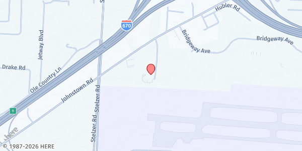 Map showing Produce Market Distribution Site at 2879 JOHNSTOWN RD, COLUMBUS, OH