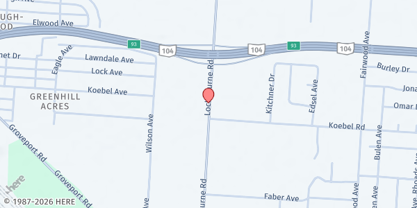 Map showing Produce Market - Lockbourne at 2515 LOCKBOURNE RD, COLUMBUS, OH